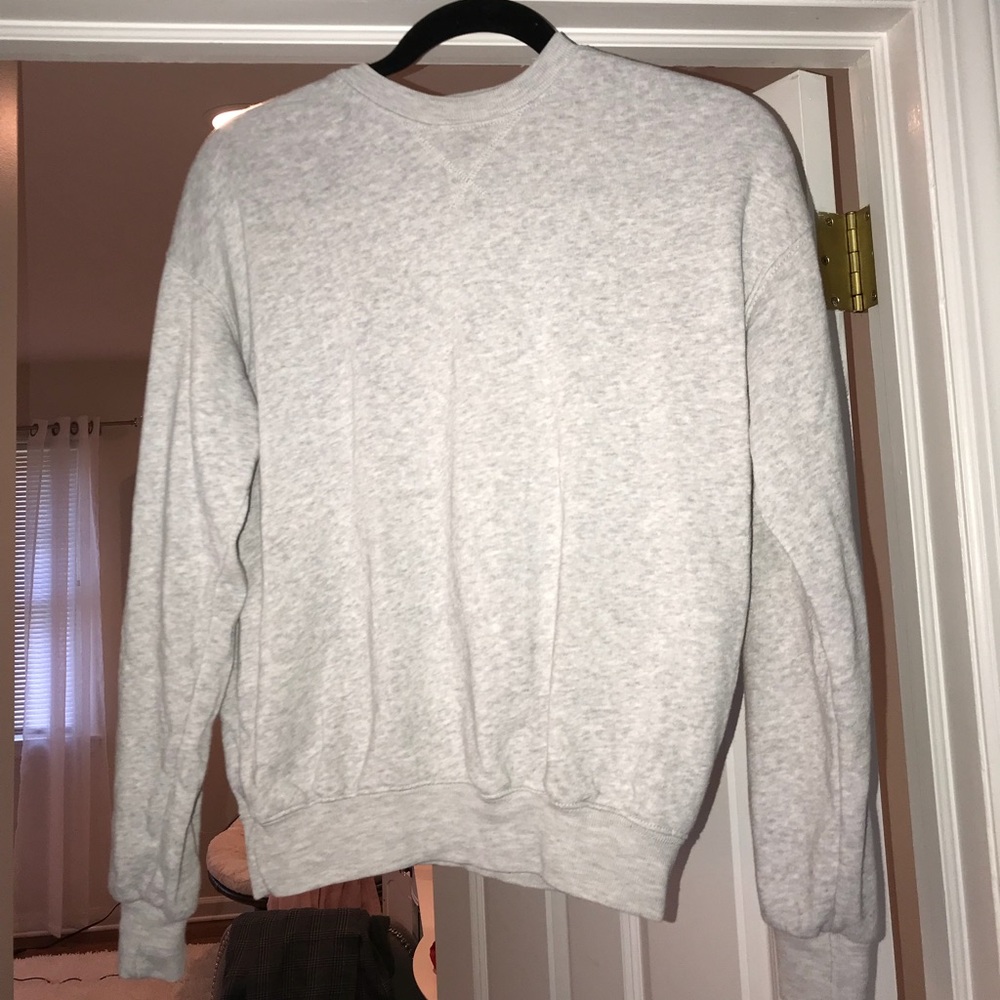 brandy melville grey sweatshirt